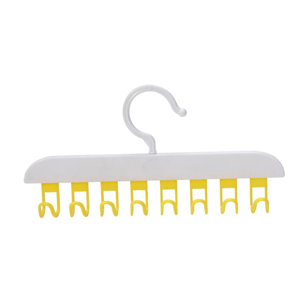 Rotating Space Save Belts Organizer Closet Door Shawls 8 Hooks Rack