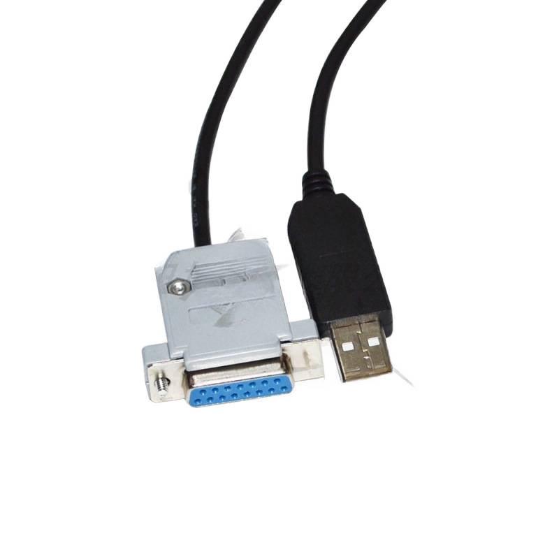 FTDI USB to DB15 M/F Cable for Zhongfei Weighing Instruments with PCRS232 Serial Communication.