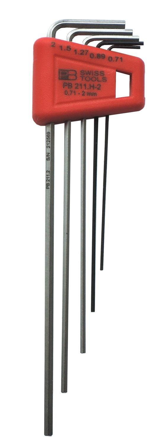 

Набор длинных шестигранных ключей PB Swiss Tools с держателем 211H-2 (Нет упаковки)