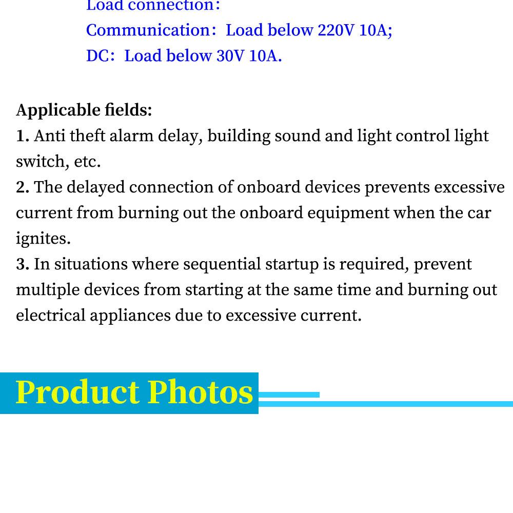 Smart Electronics 5V-30V Micro USB Power Adjustable Delay Relay Timer Control Module Trigger Delay Switch Relays 5