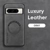 Leather Magnetic Phone Case For Google Pixel 8 Pro Case For Google Pixel 9 Pro XL 7A 8A 7 Pro Wireless Charging Matte Back Cover