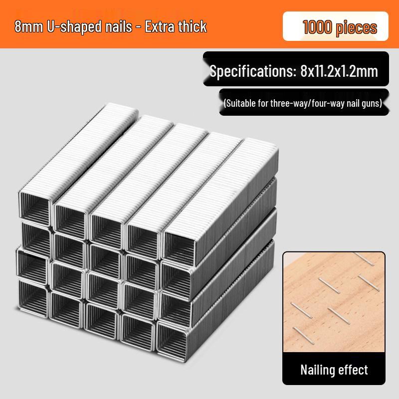 "Green Forest Manual Woodworking Nail Gun: Special Door & Stapler for Home Oil Painting"