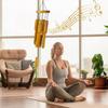 Outdoor Bamboo Wind Chime With Handcrafted Design For Garden Decor