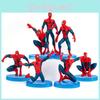 Mini Spiderman 7 Stück Figuren PVC Miniatur Desktop Kuchen Dekoration Topper