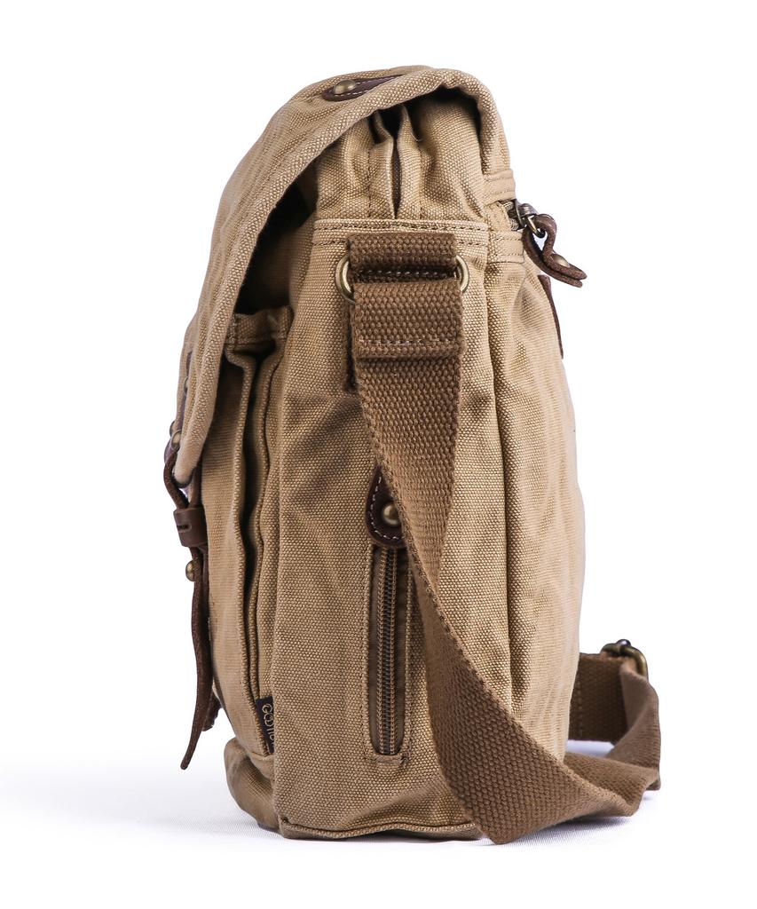 Gootium 30829KA Sac Cartable En En Lin Kaki - - Boulière -