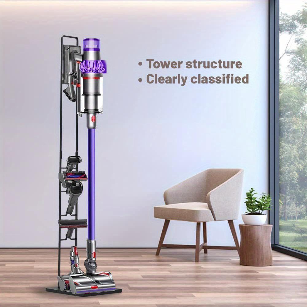For Dyson V6-V11 Metal Stand Sturdy Metal Vacuum Cleaner Stand for Dyson Handheld Storage Rack for Cordless Vacuums Accessories