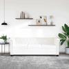 VidaXL 3-seater Sofa Faux Leather White