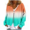 Womens Zip Up Sweaters Sweatshirts Long Sleeve Oversized Jackets Soft Casual Loose Tunic Tops