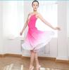 Abito Lungo Tutù da Balletto per Donne Adulte Bambini Costumi Gradiente Danza Moderna Performance Ballerina Abito da Balletto in Chiffon