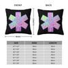 Emt Star Of Life Emergency Medical  Square Pillowcase Pillow Cover Cushion Throw Pillow for Home Sofa Living Room