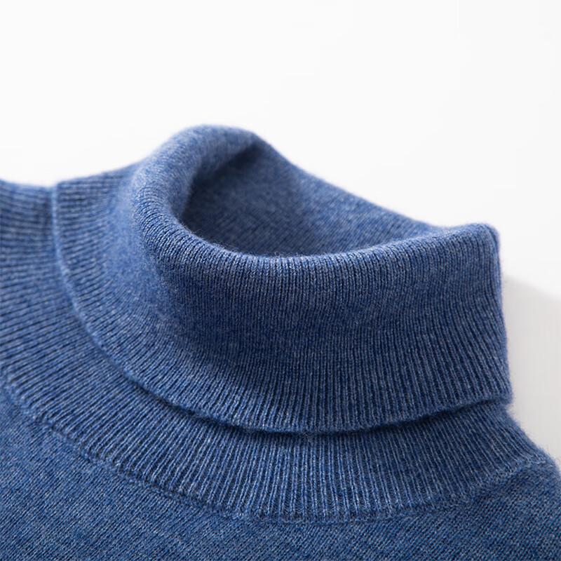 Men's High-Neck Cashmere Blend Sweater