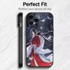 Anime Hua-Cheng TGCF Phone Case For iPhone17,16,15,14,13,12 Plus,Max Soft Silicone Black Cover