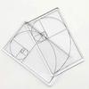 Clear Acrylic Ruler Golden Section Finder Golden Ratio Ruler Tool Drafting