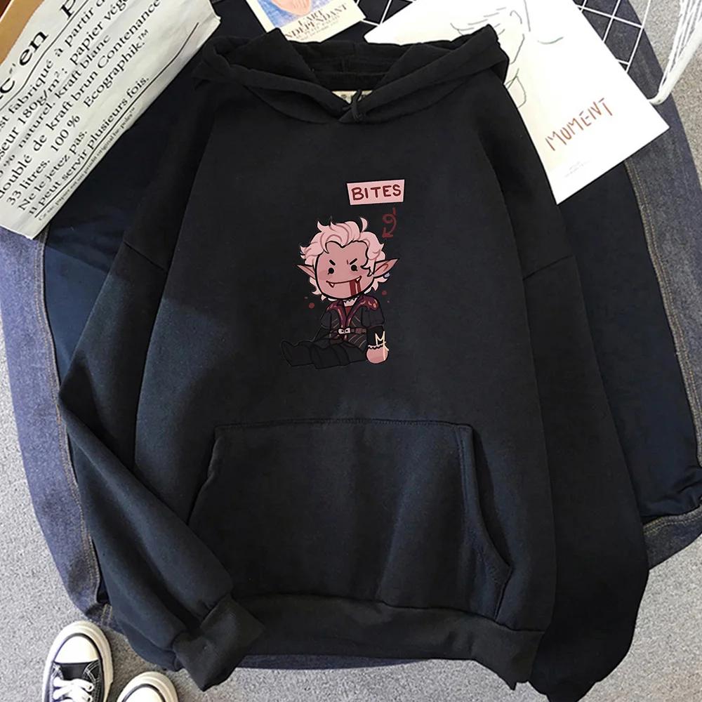 

Baldurs Gate 3 Astarion Manga Graphic Hoodie Autumn Men Fleece Casual Sweatshirts Prevalent Anime Clothes Comfortable Pullovers 3XL