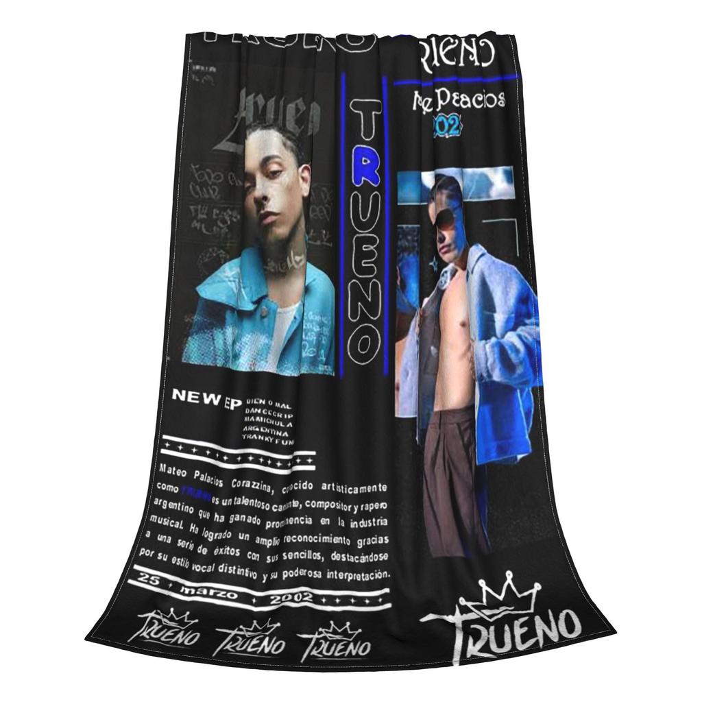 Funny Trueno Hip Hop Rapper Blankets Multi-function Flannel Sofa Throw Blanket for Home Bedroom Office Throws Bedspread Quilt