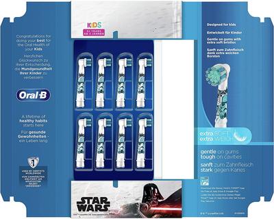 Oral B Electric Toothbrush for Children Sumizumi Clean Kids Soft Replacement Brush Red Star Wars (8 Pieces) [Product]