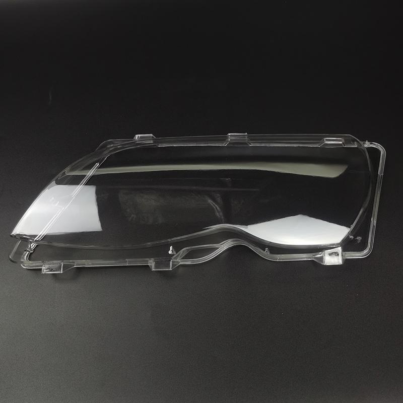 Car Headlight Light Lens Covers Shell for BMW 3 Series E46 318i 320i 325i 02-05 4 Doors Sedan 1pcs