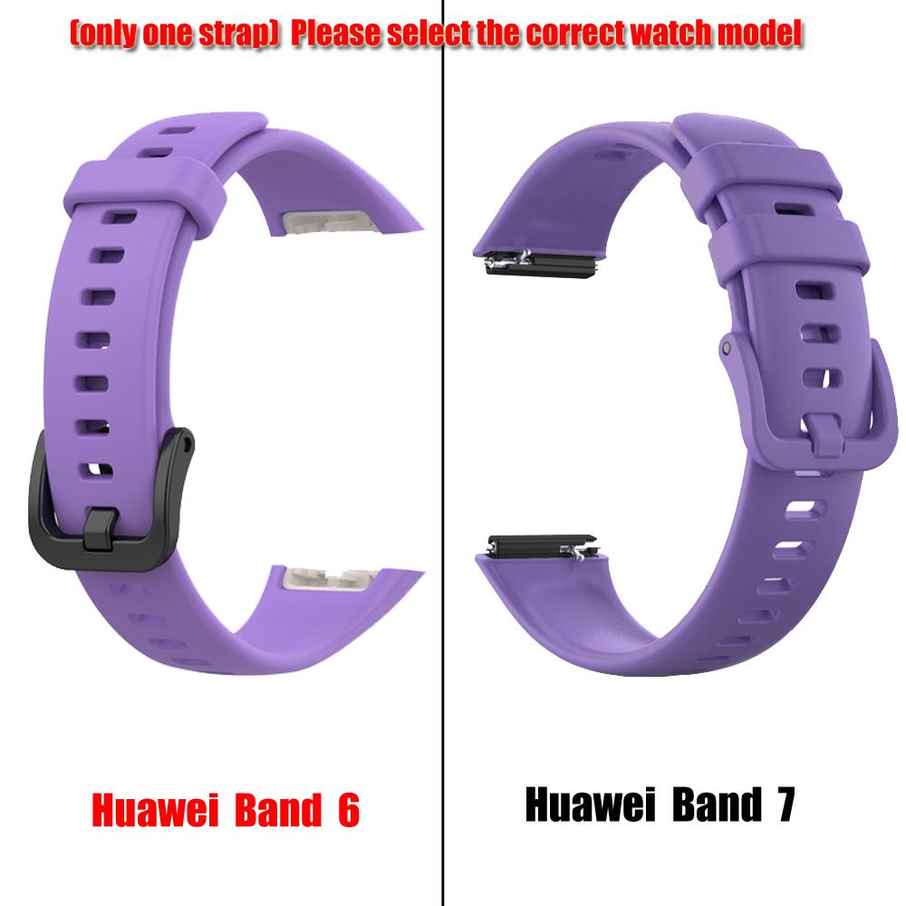 

Силіконовий ремінець для годинника для ремінця Huawei Band 7, заміна ремінця для ремінця Huawei Band 6, ремінець, браслет, аксесуари для ремінця для годинника For Huawei Band 6
