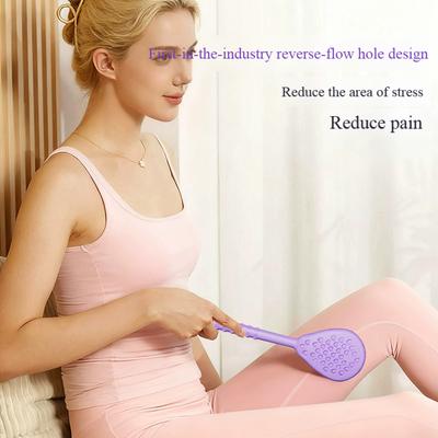 Thick Silicone Tapping Hammer, Extra Long Gua Sha & Meridian Massager for Back Pain Relief, Senior Wellness Tool