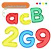 Rainbow Transparent Uppercase Letters & Numbers Educational Toys