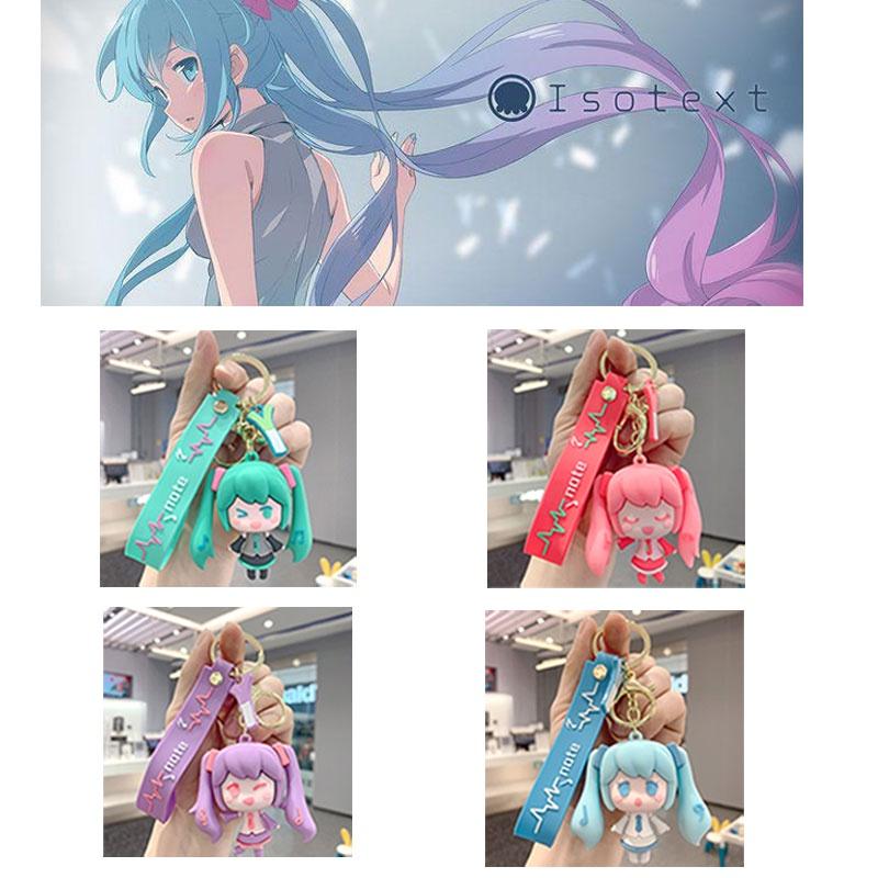 Hatsune Miku Keychain Anime Figure Pendant Keybuckle