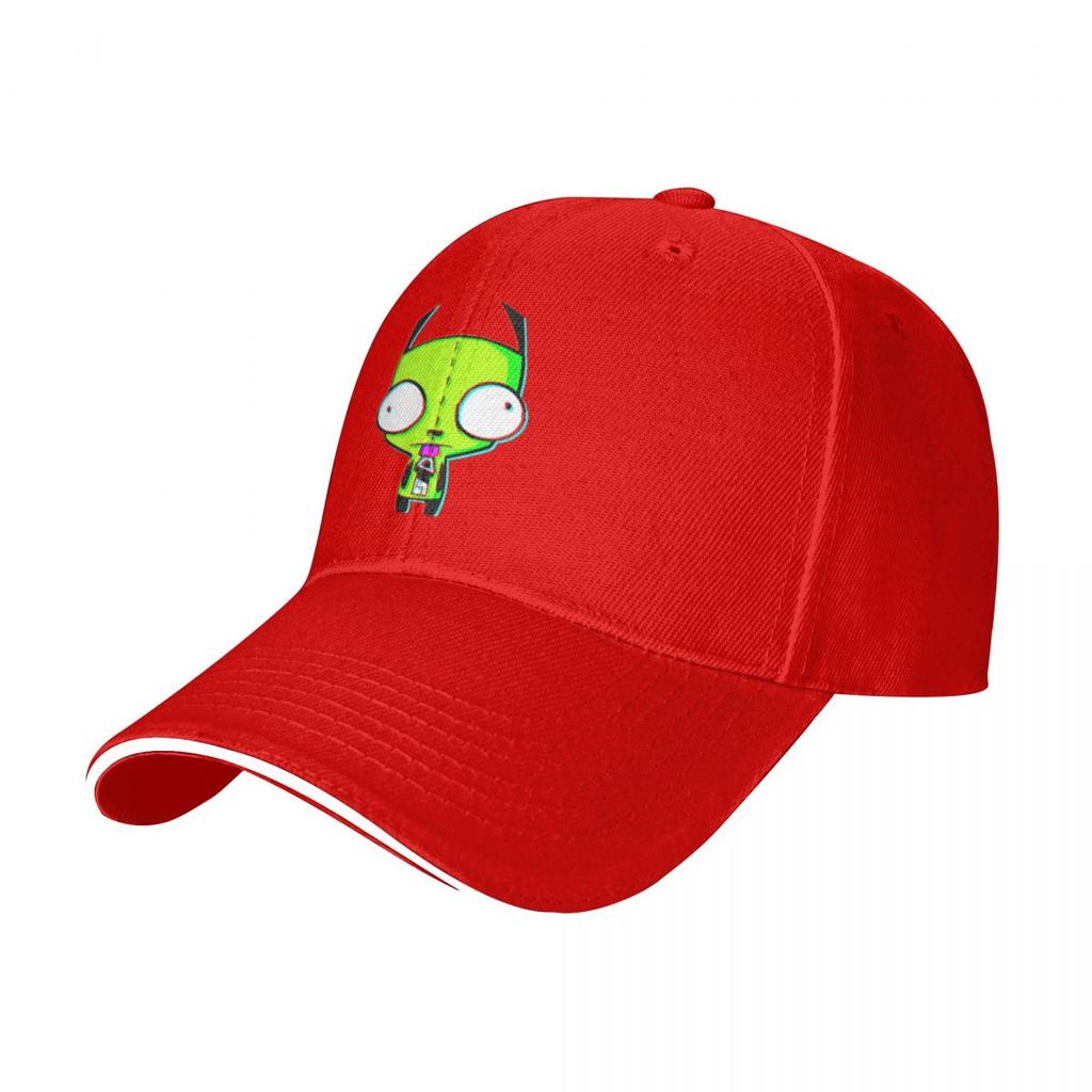 Anime Cartoon Invader Zim Gir Camping Baseball Caps Men Unisex Female Beach Sunscreen Hat Hip Hop Trucker Cap