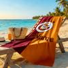 Galatasaray Customized Name Beach Towel High Absorbency & Quick-Dry Perfect for Traveling Yoga Camping and Swimming