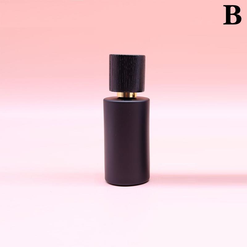 

Флакон для духов с многогранной крышкой цвета черного золота, 50 мл, многоразовый, из толстого стекла, с распылителем, пустой флакон-атомайзер, контейнер для макияжа и косметики