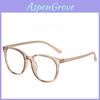 Elegant Tr90 Oval Eyewear Frame With Antiblue Light Lens For Office And Daily Use