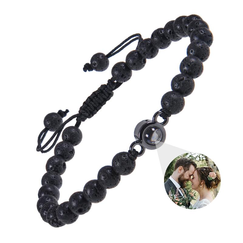 Individuelles Armband mit Bild innen Personalisierte Projektionsarmbänder mit Fotos Armband mit Foto Personalisierte Gedenkgeschenke