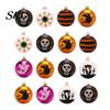 Eye-catching Halloween Items 16 Pcs Hanging Ball Decor, 6cm Skull Witch Eye Ornaments Themed Decorations for Ghost Tree, Spooky Window Yard