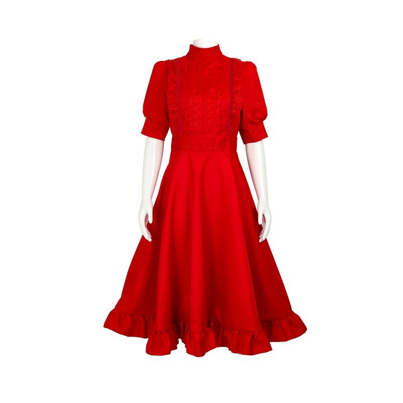 Cosplay horror movie want beads, pearl cos costumes stage costumes medieval retro dress halloween