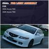 For Acura TSX 2003-2005 Fog Light Bumper Driving Lamps Clear Lens Fog Lights Wiring Switch Kit Bezels Clear Bumper Lamps saaembl