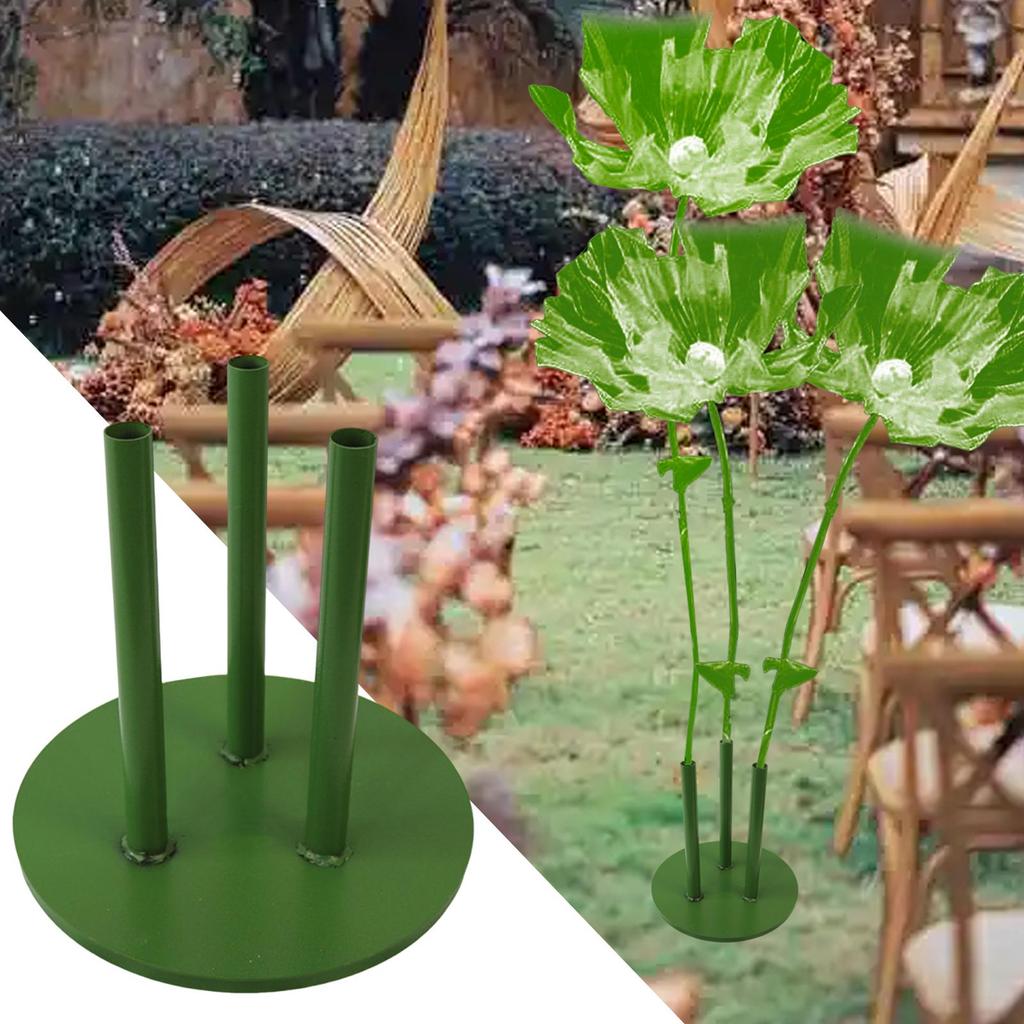 Iron Art Floral Arrangement Stand for Flower Crown Centerpiece Artificial Flowers DIY Craft Home Decoration