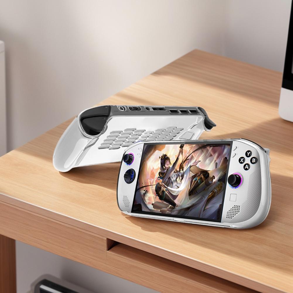 TPU Case for Lenovo Legion Go S Gaming Handheld Anti-Scratch Full Protective Case Ergonomic Protective Sleeve Games Accessories