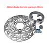 200&220mm Motorcycle Rear Drum brake disc with 70mm Hole Conversion Tightening Ring For 220mm Disc Electric Scooter E-bike Moped