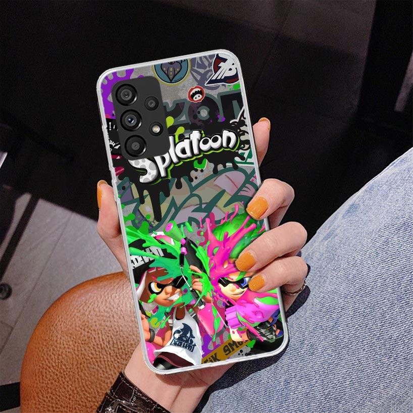 Game S-Splatoons Phone Case For Samsung Galaxy A52 A32 A22 A12 A51 A31 A50S A30S A20S A10S Note 20 Ultra 10 Plus S10 A72 A71 Gal