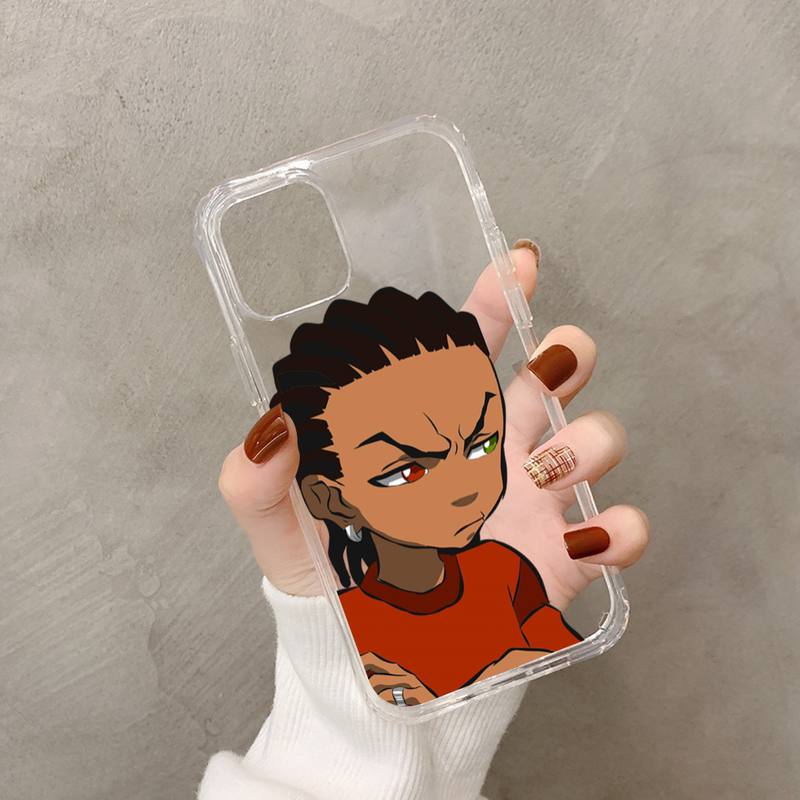 Huey Freeman Boondocks Phone Case for iPhone 11 12 13 mini pro XS MAX 8 7 6 6S Plus X 5S SE 2020 XR case
