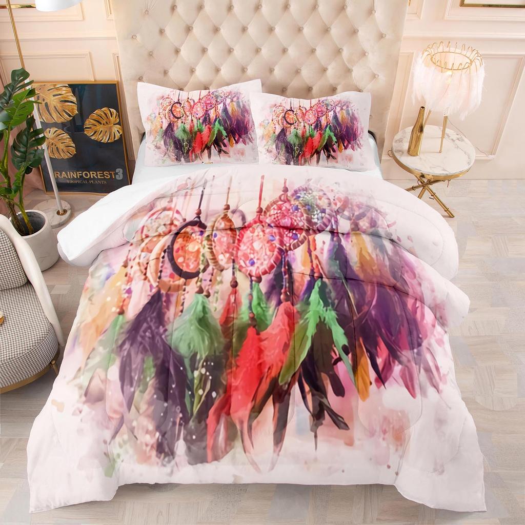 Dream Catcher Bedding Set Luxury Soft Bed Linen For Kids Adults 3D Printed Home Decor Single Double Twin Bohemia Duvet Cover Set