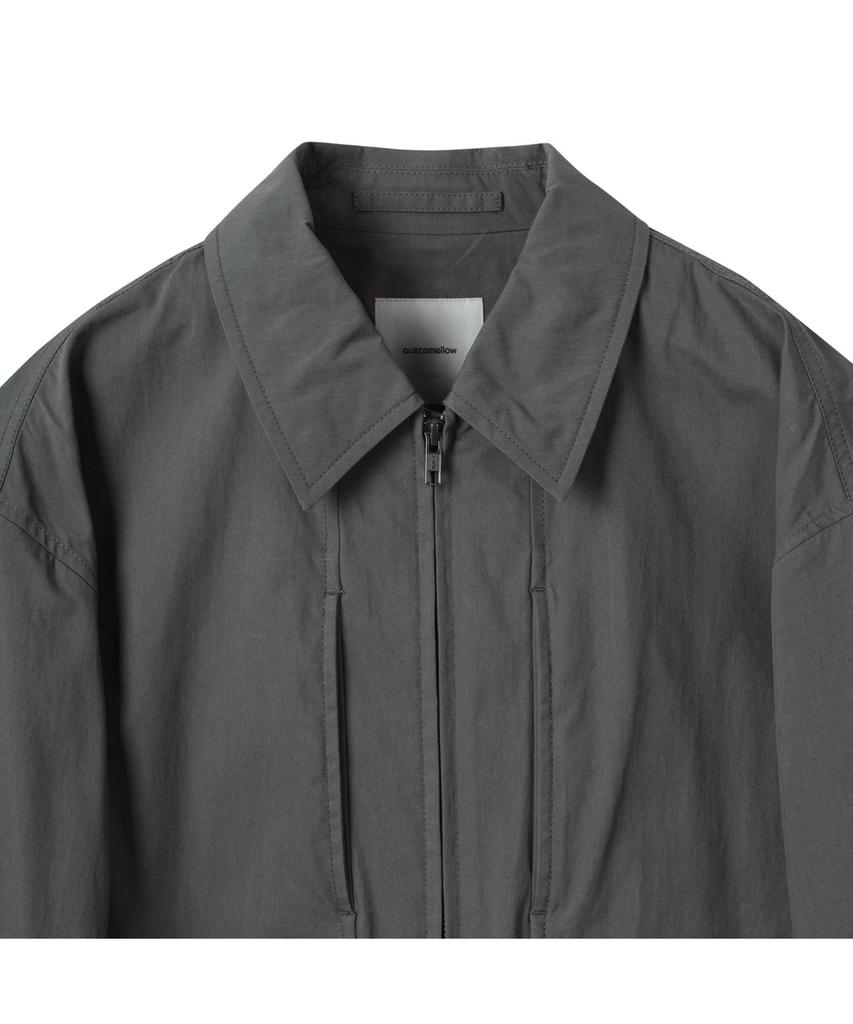 Customellow Black Collar Blouson C9Uam25113Gyx