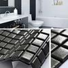 3D self-adhesive wall sticker mosaic living room kitchen foam anti-collision waterproof moisture-proof toilet wallpaper