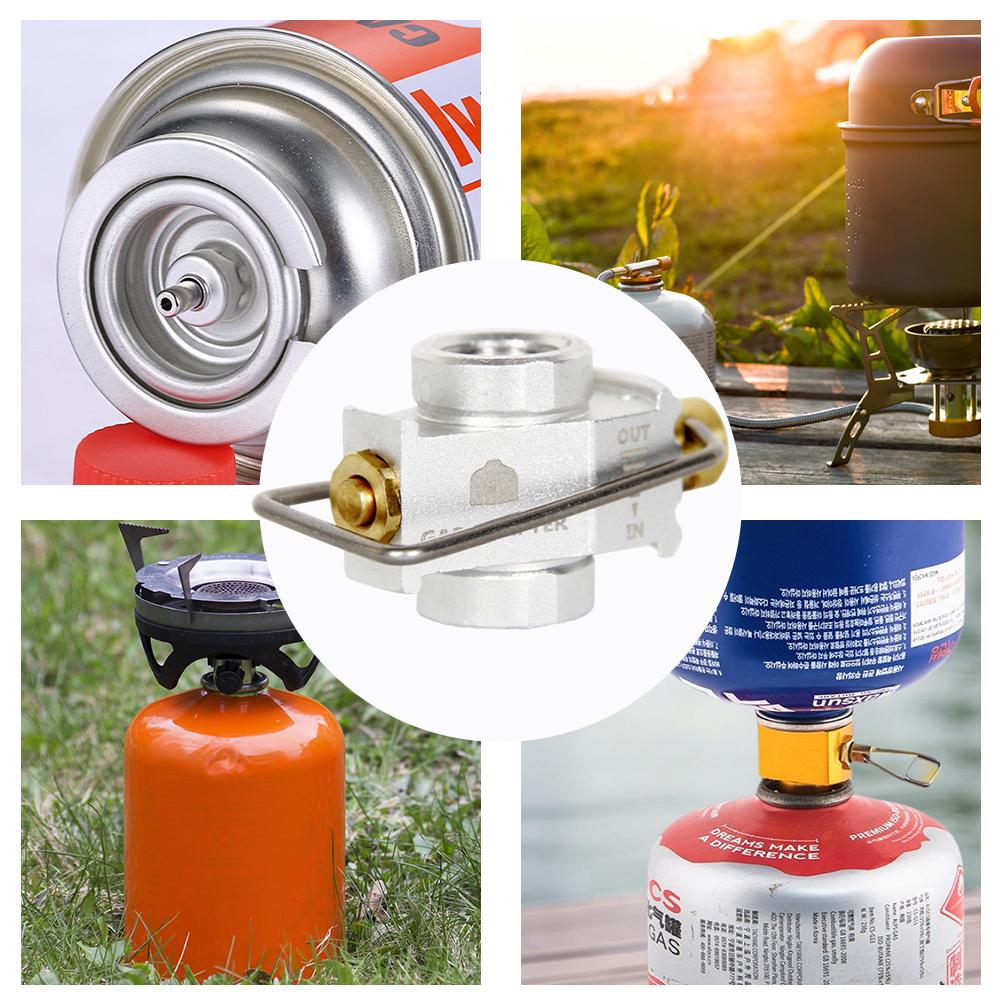 Adapter för påfyllning av platt tank, slitstark bränsleöverföringsanordning, läckagesäker campingbehållare, ventilationsventil för campingpicknick