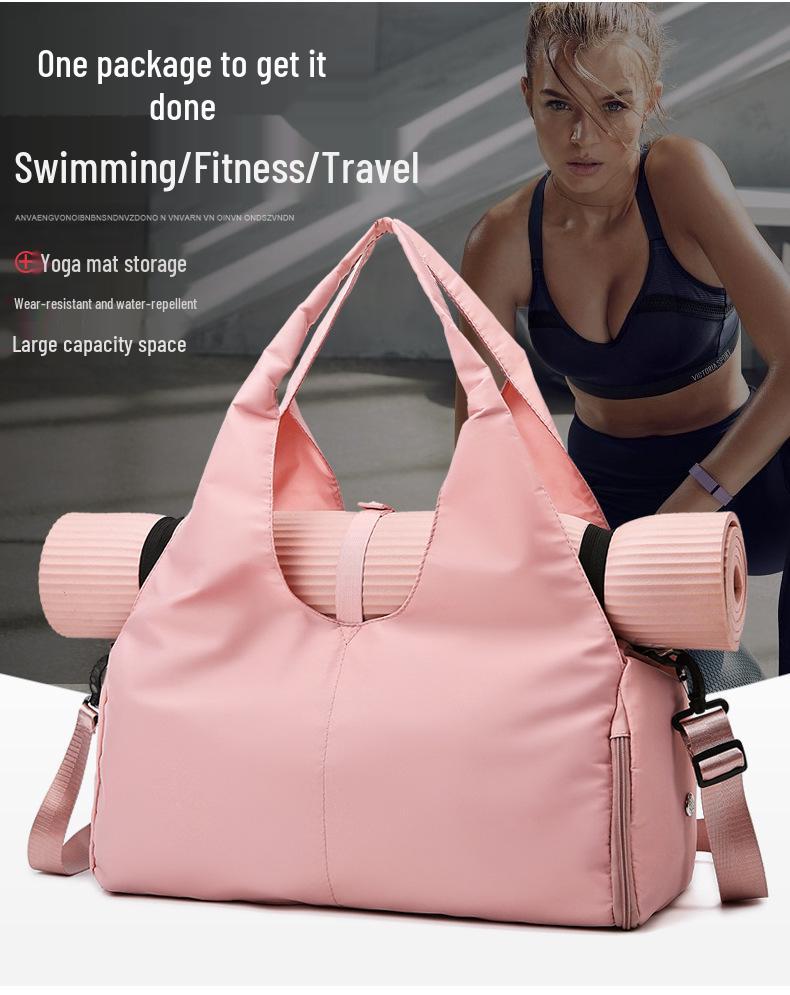 Spacious Yoga Bag with Mat Holder & Shoe Compartment – Custom Logo Option