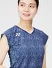 YONEX Short Sleeve Game Shirt Size S Women's (Fitted Shirt), Navy/Blue-Purple (235),