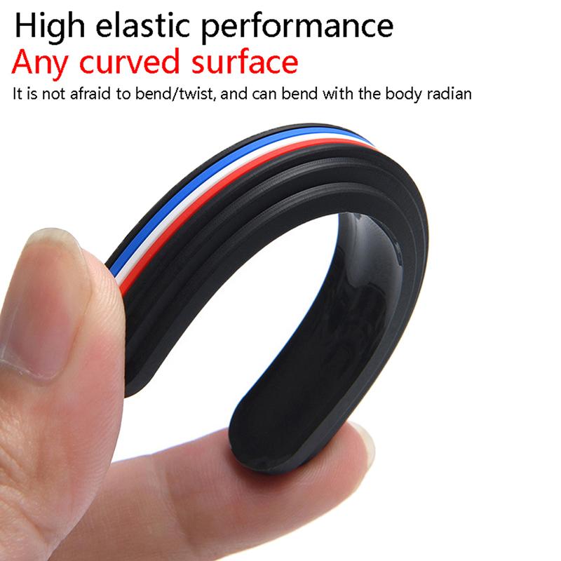 4Pcs Car Door Anti-Collision Strip Door Opening Anti-Collision Sticker Anti Scratch Rear View Mirror Protective Strip Anti-Scratch Protection Strip