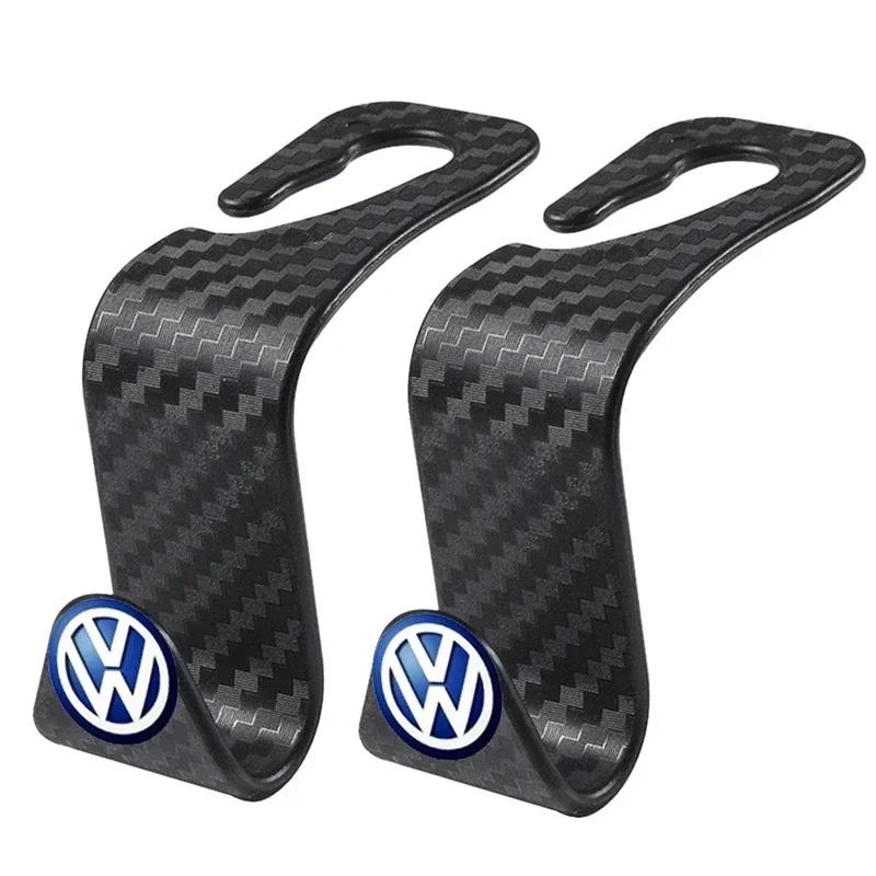 

2026 Hot For Volkswagen VW For Volkswagen Passat Polo Tiguan Golf Scirocco Santana Touran Magotan CC MK7 ABS Car Seat Back Hooks