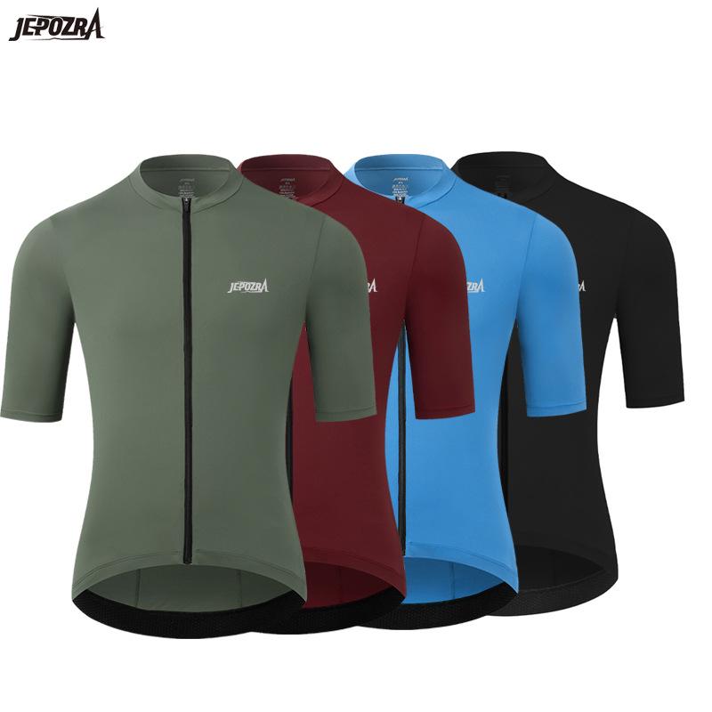

JEPOZRA Men s Summer Cycling Jersey Set - Quick-Dry, Sweat-Wicking, Short Sleeve for Road & Mountain Biking M