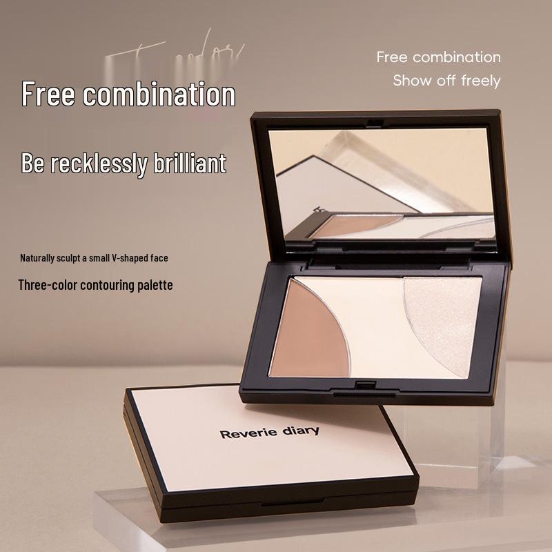 

Dream Diary 3-Color Contour & Highlight Palette for Sculpting