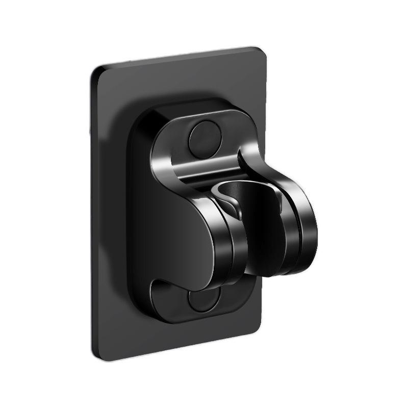 1PC Adjustable Bathroom Shower Bracket Easy To Install Base Wall Mounted Strong Adhesive Shower Head Bracket Abs Waterproof