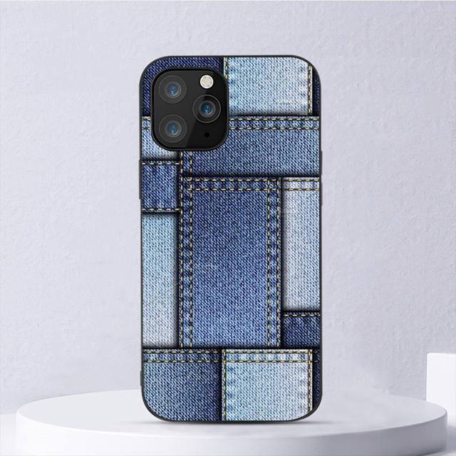 

Джинсовый ковбойский джинсовый чехол для телефона с принтом для Iphone 11 12 Mini 13 14 Pro Xs Max X 8 7 6s Plus 5 Se Xr Shell iPhone8